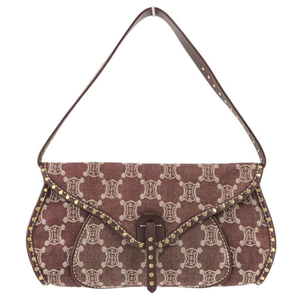 Celine Paris Macadam Canvas Handbag